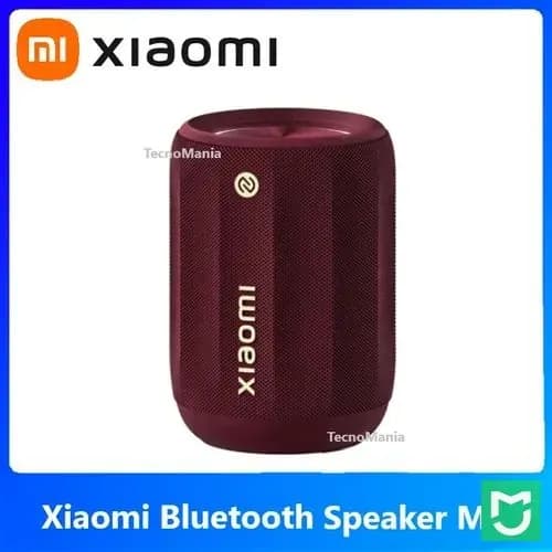 Беспроводная портативная колонка Bluetooth speaker mini ASM01A HyperOS Bluetooth 5.3 NFC IP67 RGB красный