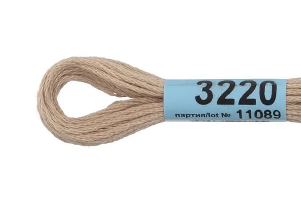 Мулине Gamma 3220 бежевый 1 моток