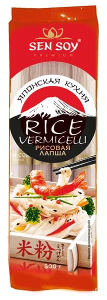 Лапша рисовая Sen Soy Premium Rice Vermicelli, 300 г