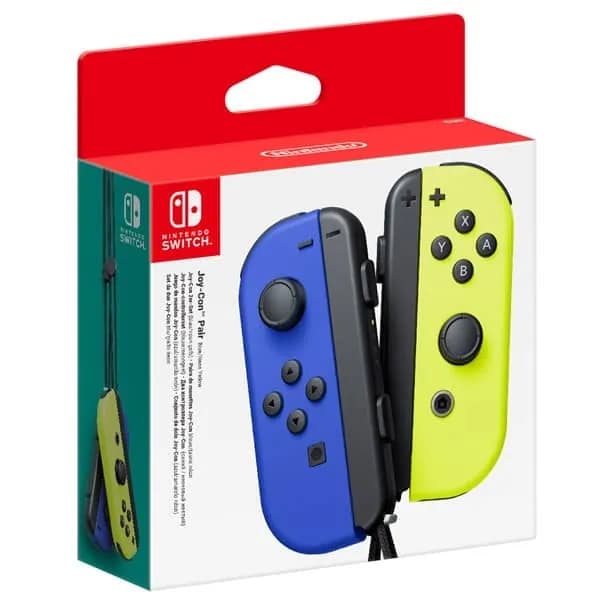 Геймпад (Набор контроллеров) Joy-Con для Nintendo Switch (Неоновый Синий / Неоновый Желтый)