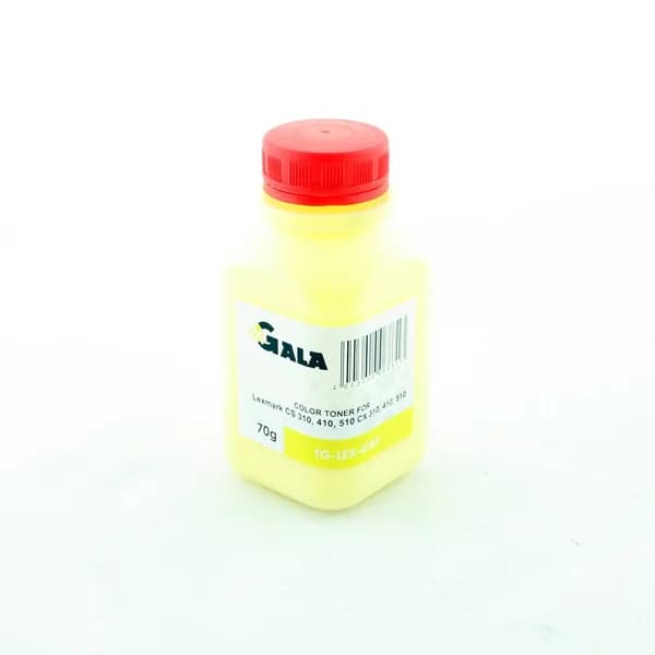 Тонер Lexmark CS310, CS410, CS510, CS820, CX825 (Yellow) (75 г) GALA