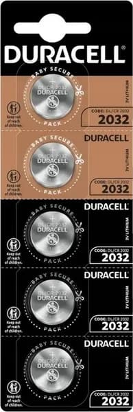 Батарейка CR2032 Duracell (5 штук в упаковке)