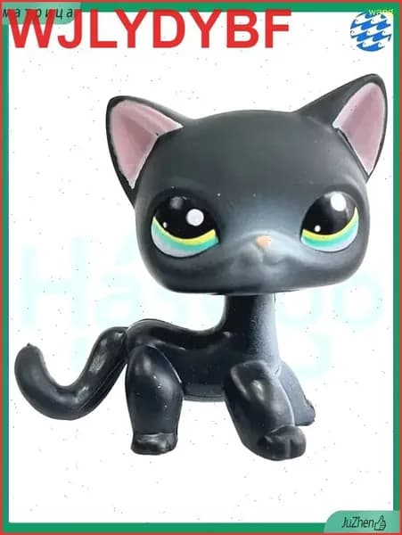 Эксклюзивный подарок для девочки, короткошерстная кошка из серии Pet Shop 336, стоячие LPS фигурки