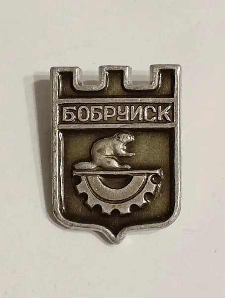 Значок СССР герб Бобруиск