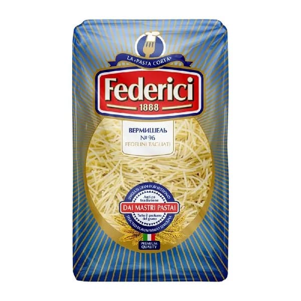 Макаронные изделия FEDERICI №096 Fedelini tagliati / Вермишель 500г