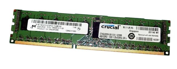 Crucial Оперативная память DDR3, 1333 МГц, 1 x (CT4G3ERSLD81339)