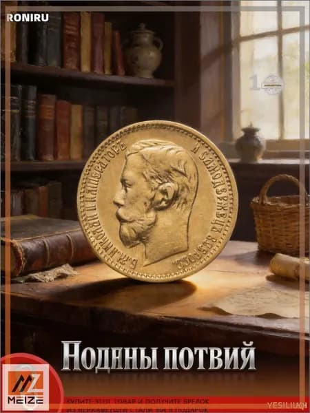 Золотая монета Николай II 1898, 5 рублей 900 пробы 4.3 г в состоянии VFXF для коллекции и исторической экспозиции