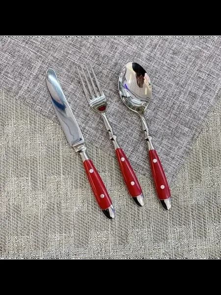 Набор столовых приборов Red-3pcs