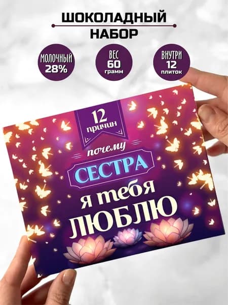Подарок милый подарочный набор Сестре на день рождения