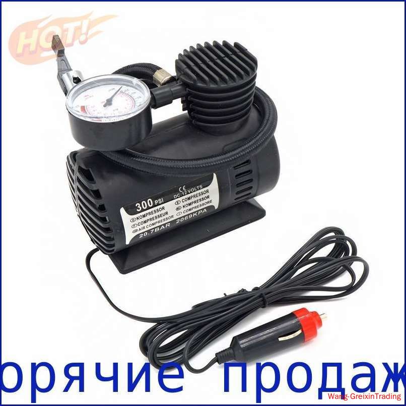 Компрессор автомобильный, 60 Вт