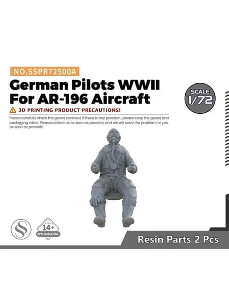 LYMODEL-SS SSPR72500A 1/72 Немецкие пилоты Второй мировой войны Для самолета AR-196