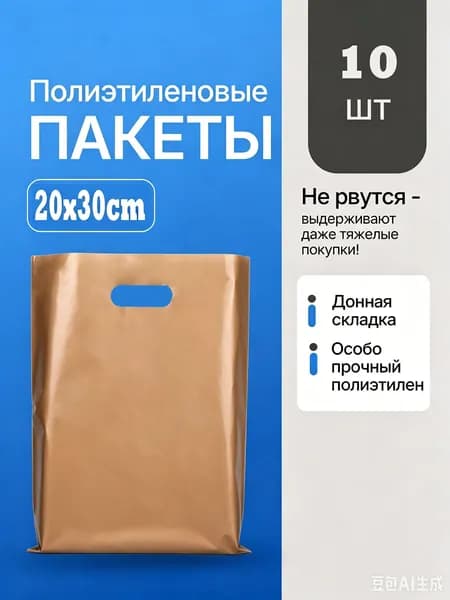 10шт Мешок для подарков 20х30см