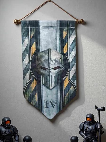 Warhammer 40K, Боевой штандарт легиона, Боевой штандарт, Товары Warhammer 40K 30*16 см 1 шт.