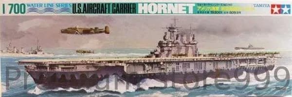 Tamiya 77510 1/700 U.S Navy USS Hornet CV-8 сборная модель авианосец
