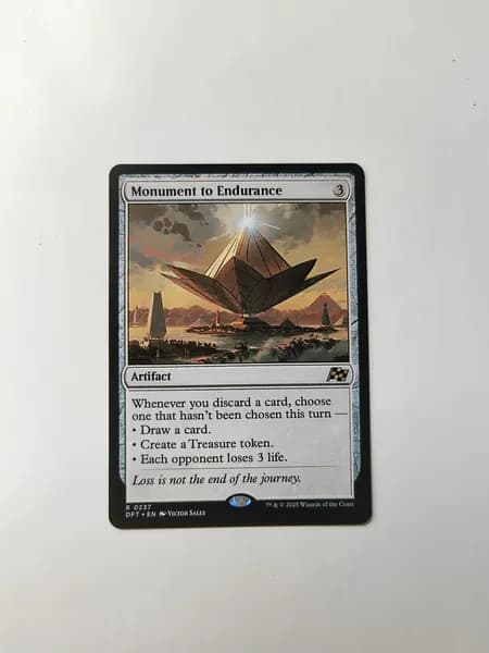 Портативные карты MTG Настройка и прокси Высокое качество без фольги Памятник выносливости