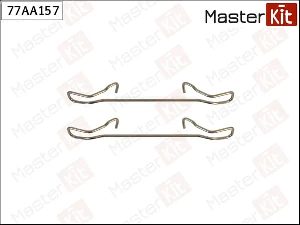 Комплект установочный тормозных колодок Daewoo Nexia 95-08Opel Corsa BS93 93-02 MasterKit 77AA157