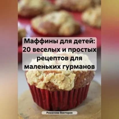 Маффины для детей: 20 веселых и простых рецептов для маленьких гурманов | Романова Виктория Алексеевна | Электронная аудиокнига