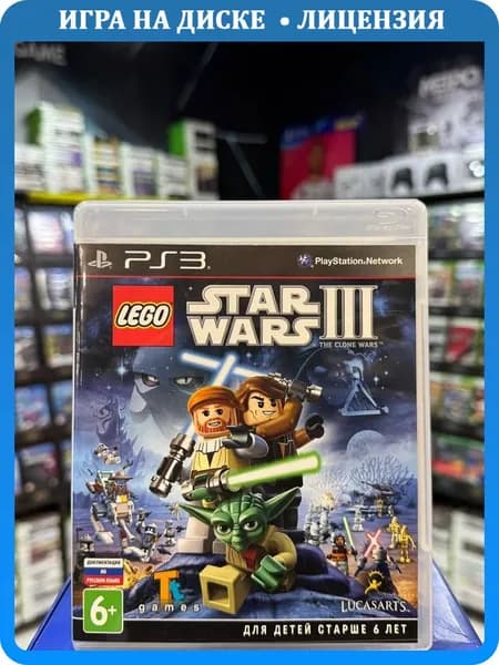 Игра Lego: Star Wars III The Clone Wars PS3 (Box)