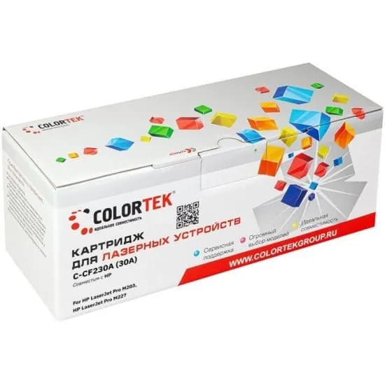 Картридж Colortek CF230A (30A), HP LJP-M203, М227, 1600 стр., черный (HQ-CF230A)