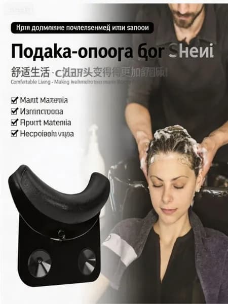 Воротник - накладка, для парикмахерской мойки (на раковину), с гелевым наполнением,1 шт