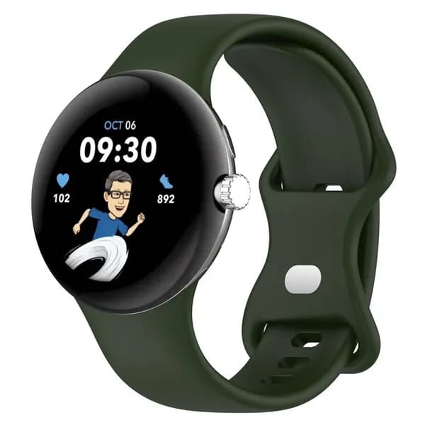 Ремешок для Google pixel watch 2 / 1 Мягкий силиконовый ремешок для Google pixel watch 2 / 1