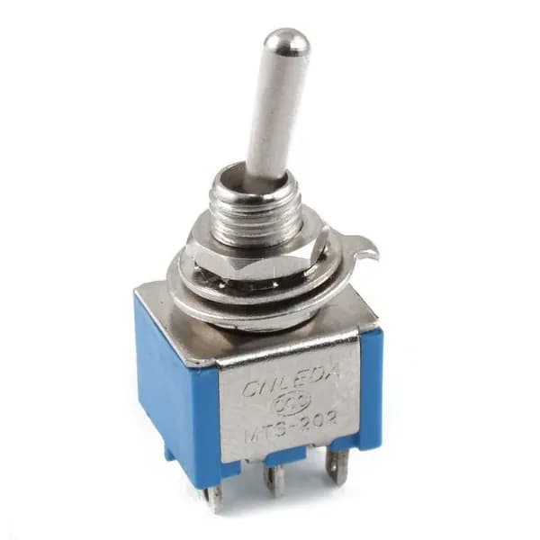 AC 3A/250V 6A/125V 6 Pin DPDT On/On 2-х позиционный мини тумблер синий