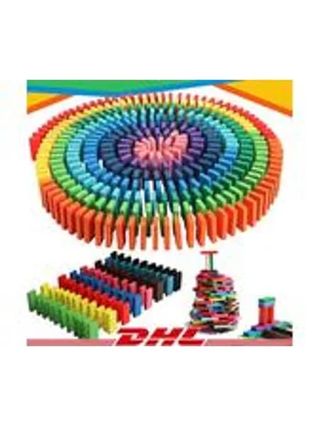 480/600/1200 шт. Строительные блоки из дерева, детские домино