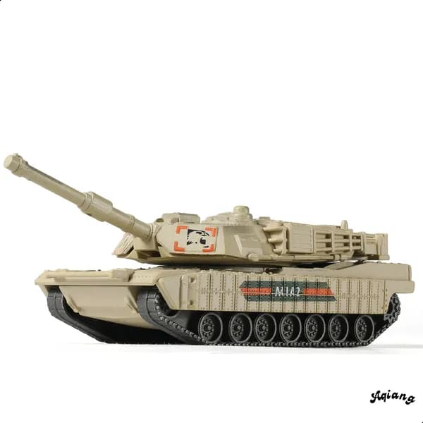 Наборы для быстрой сборки модели военного танка M1A2 SEBUNAS в масштабе 1/72, модель основного боевого танка США M1A2, подарок для детей (9 шт.)