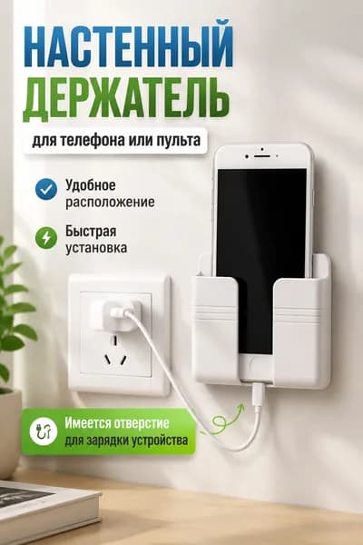 Органайзер на бытовую техникуx10x2.5 см 1 шт abs пластик белый