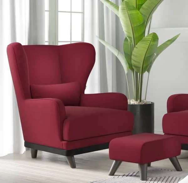 Комплект кресло и пуф Людвиг Velour 7