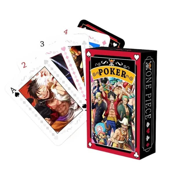 Карточка аниме покер, коллекционная карта,One Piece