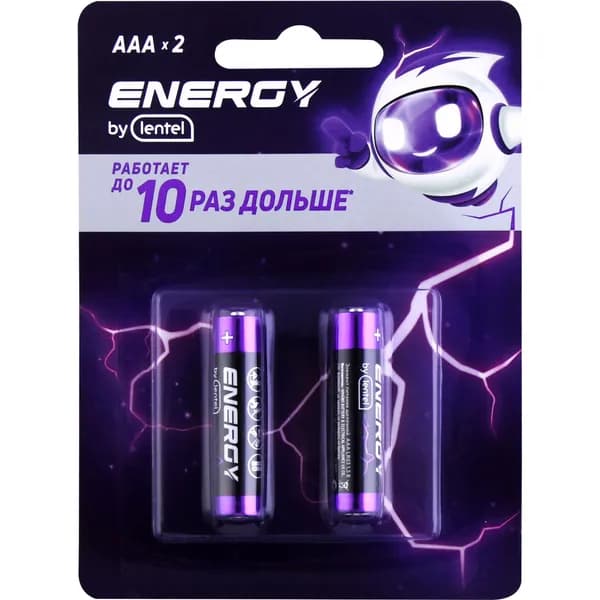 Элемент питания ENERGY BY LENTEL Alkaline battery