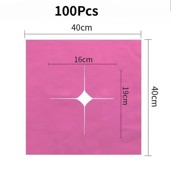 Салфетки для массажного стола с отверстием, 100 шт., 40*40см