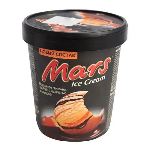 Мороженое Mars сливочное с карамелью и глазурью 8.5% 300г
