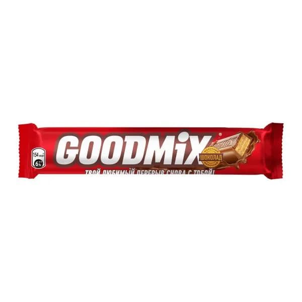 Шоколадный батончик с хрустящей вафлей Goodmix 29г