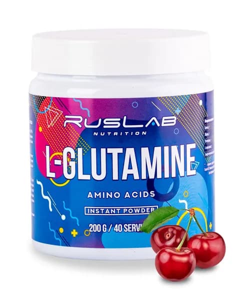 Аминокислота L-GLUTAMINE (200 гр),вкус вишня