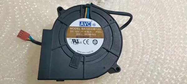 AVC BA10033B12G промышленный вентилятор турбинный 97x97x33mm 12V 2.4A высокоскоростной большой воздушный поток охлаждающий