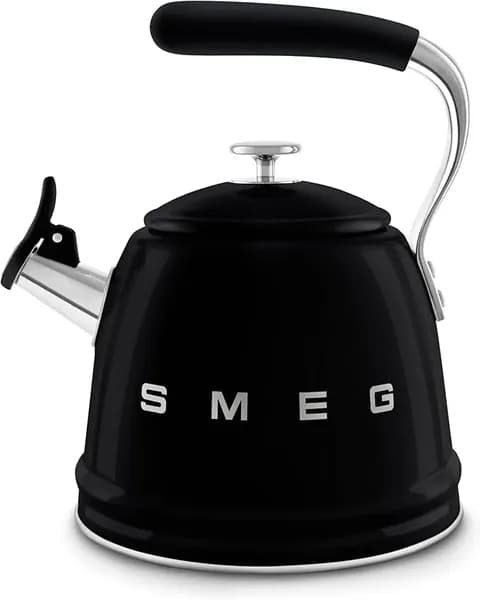 Smeg черный настольный чайник в стиле 50-х годов, 2,3 л
