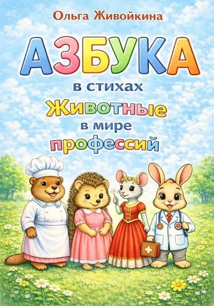 Азбука в стихах Животные в мире профессий (с цветными иллюстрациями) | Живойкина Ольга | Электронная книга