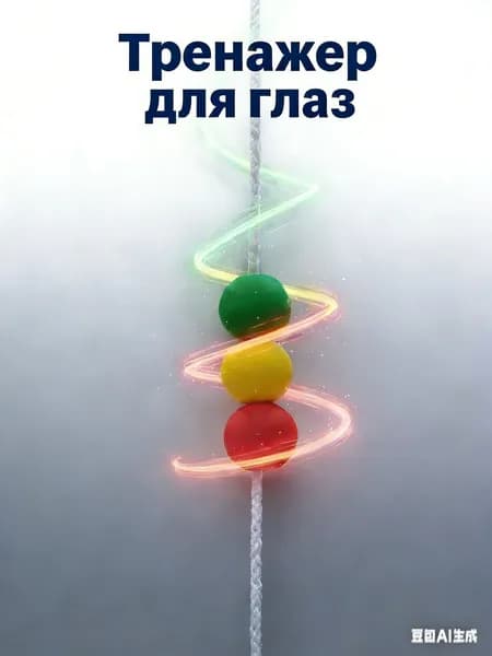Легкий тренажер для глаз идеально для повседневного использования