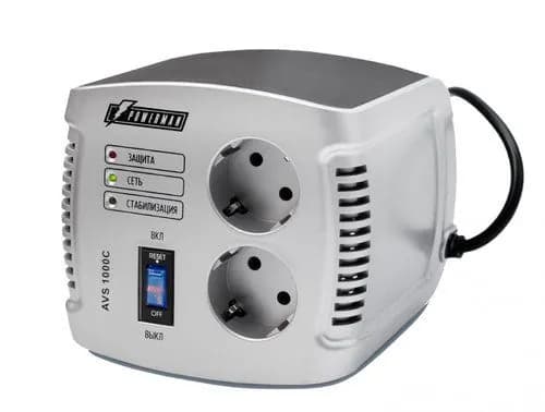 Стабилизатор напряжения Powerman AVS 1000 C, 550W, белый