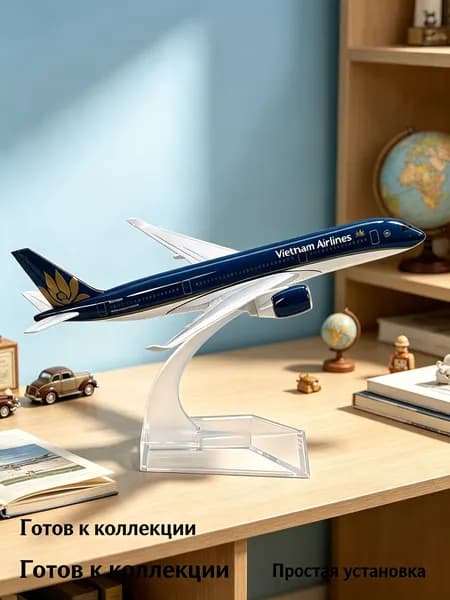 Модель металлического самолета Airbus 320 VietJet Air