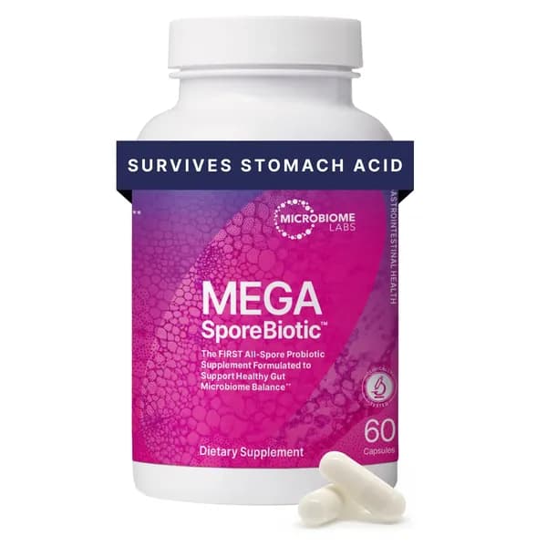 Microbiome Labs MegaSporeБиотические пробиотики для женщин и мужчин