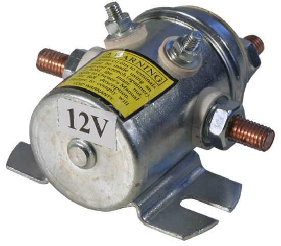 Соленоид "бочонок" 12V 400А реле управления лебедкой