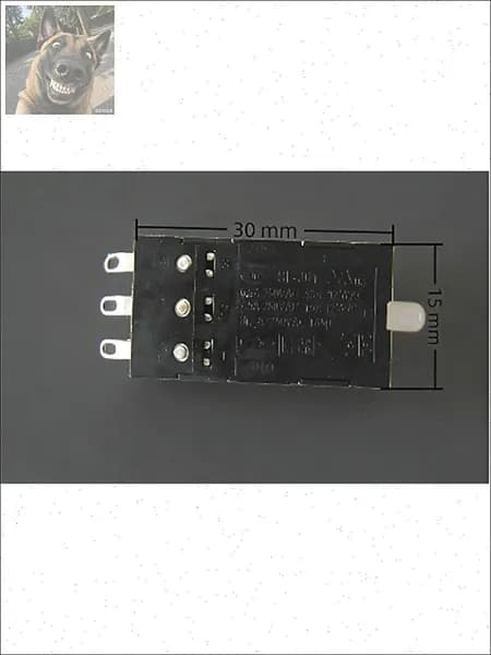1 шт. Подходит для выключателя фена HP8210 8209 8211 8203, 4-контактного тумблера, 3 передач, аксессуаров SL301