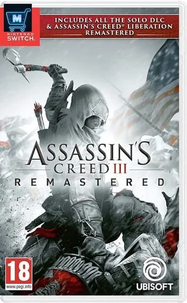 Игра Assassin's Creed III. Обновленная версия (Remastered) (Nintendo Switch, Русская версия)