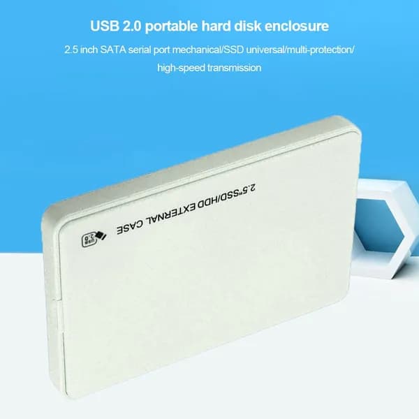 Внешний корпус для 2,5-дюймового SATA-накопителя с USB 2.0 и питанием от USB