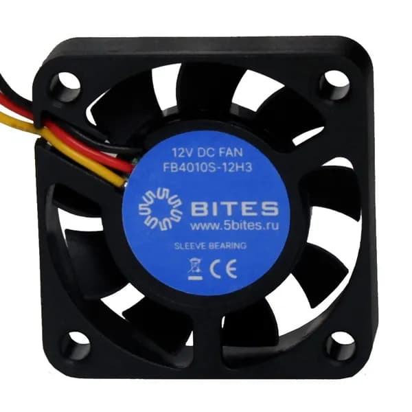 5bites Вентиляторы Вентилятор FB4010S - 12H3 40X10 SLEEVE 6000RPM 3P