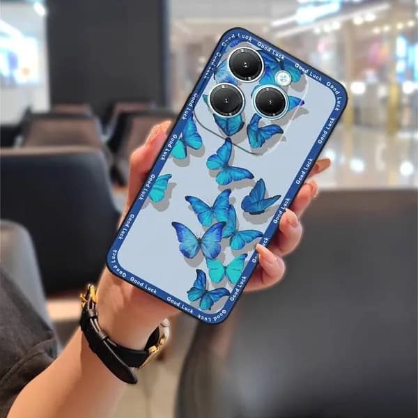 Чехол Lulumi для Infinix Hot40/Hot40Pro/X6836/x6837, водонепроницаемый, с защитой от ударов и граффити, с полной защитой от ударов, силиконовый