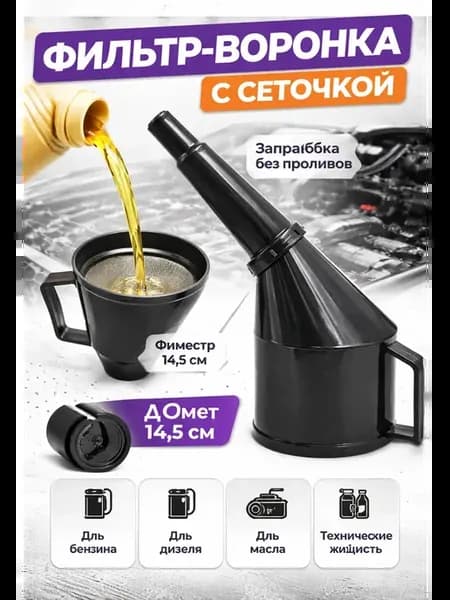 воронка с фильтром для жидкостей
